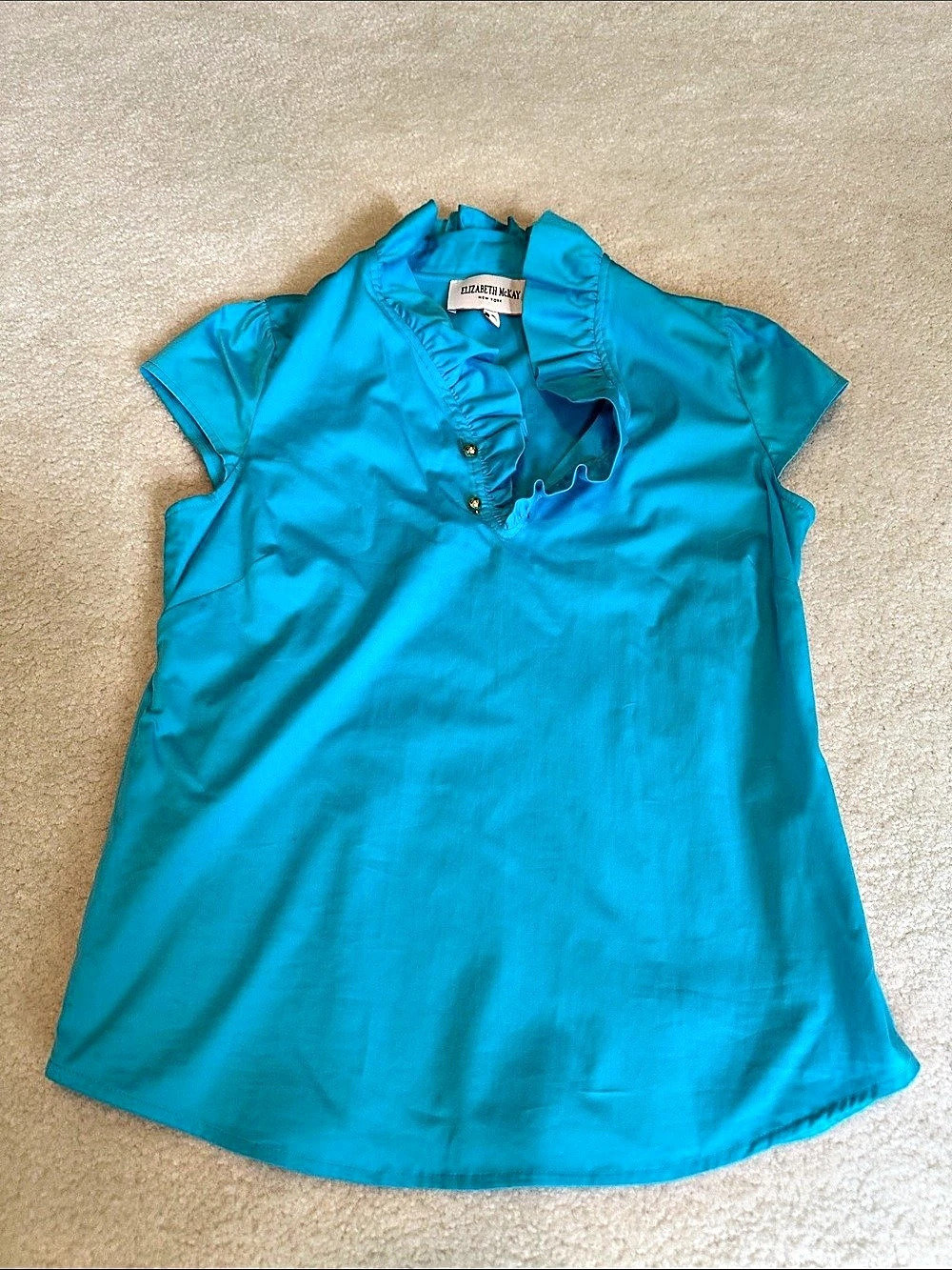Elizabeth McKay The Elizabeth Blue Blouse